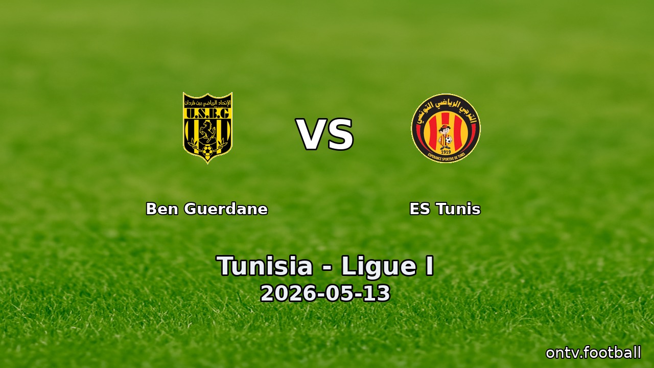 Ben Guerdane vs ES Tunis
