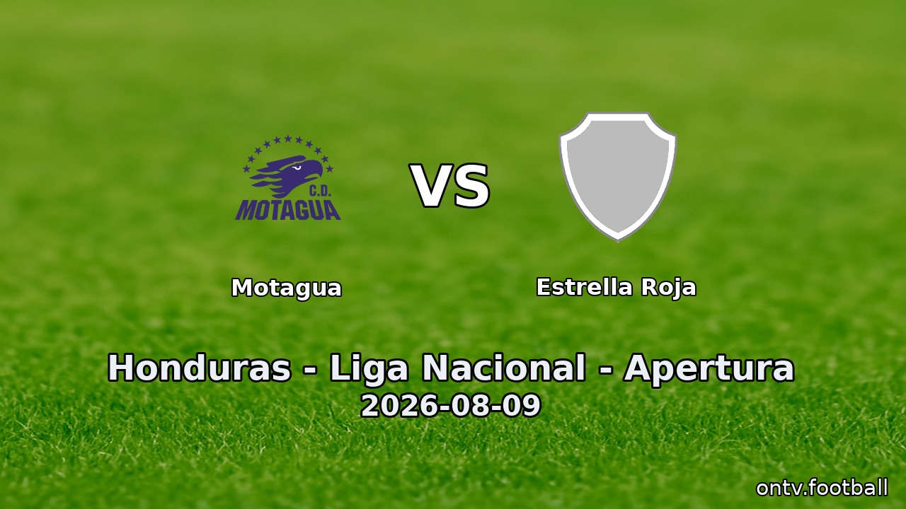 Motagua vs Estrella Roja