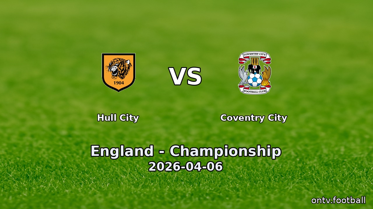 Hull City vs Coventry City