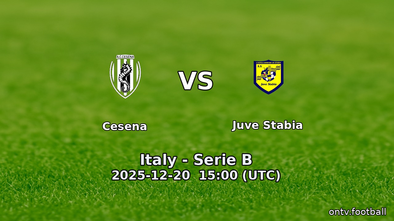 Cesena vs Juve Stabia