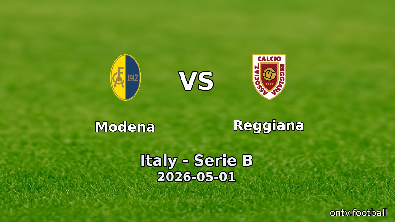 Modena vs Reggiana