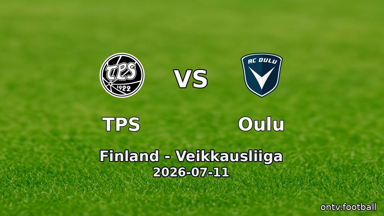 TPS vs Oulu