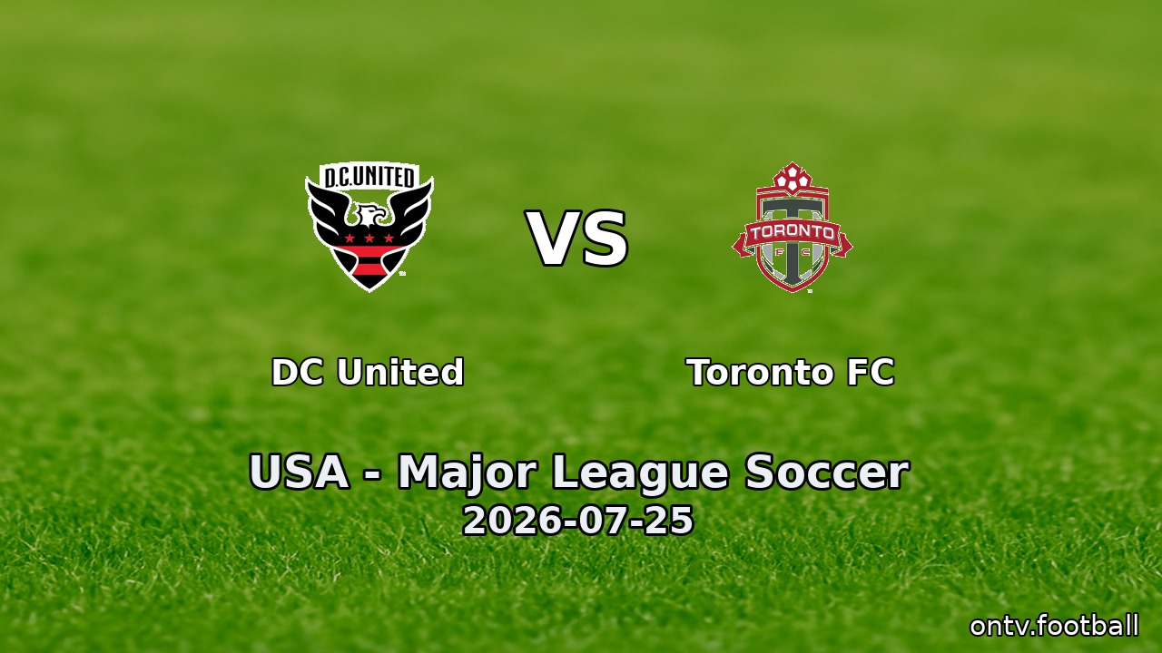 DC United vs Toronto FC