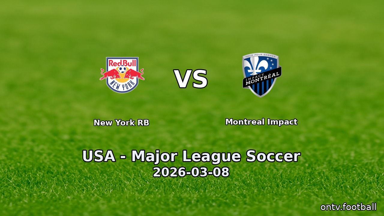 New York RB vs Montreal Impact