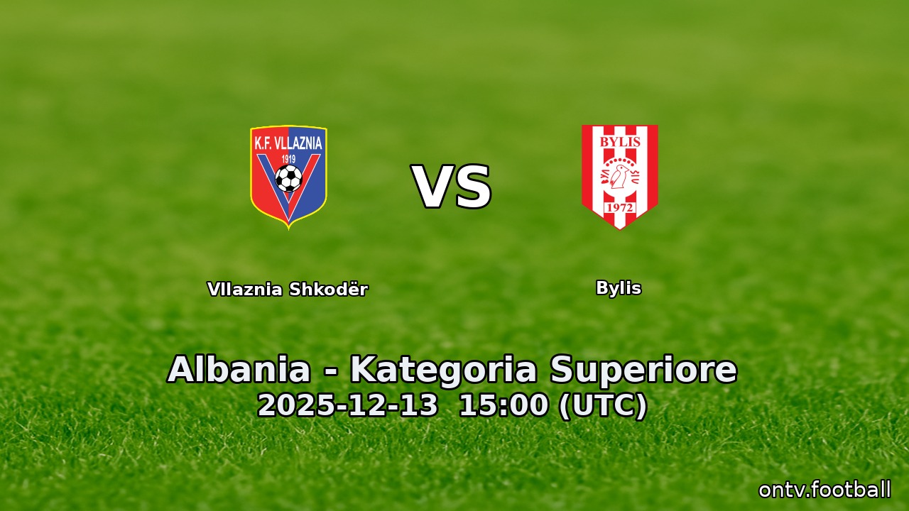 Vllaznia Shkodër vs Bylis