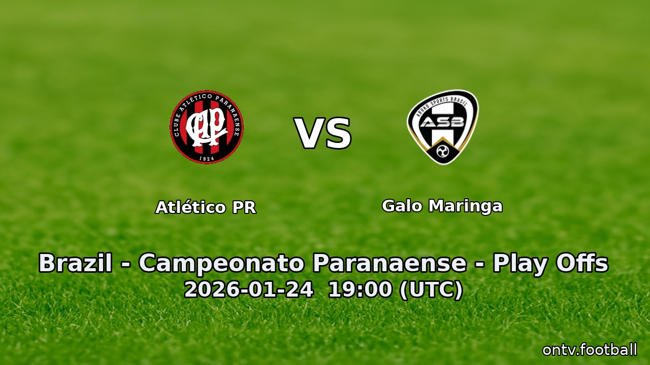 Atlético PR vs Galo Maringa