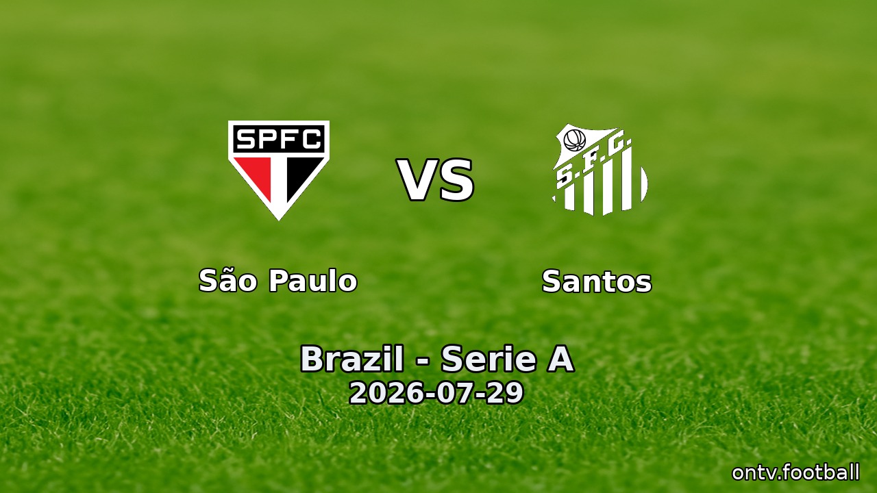 São Paulo vs Santos