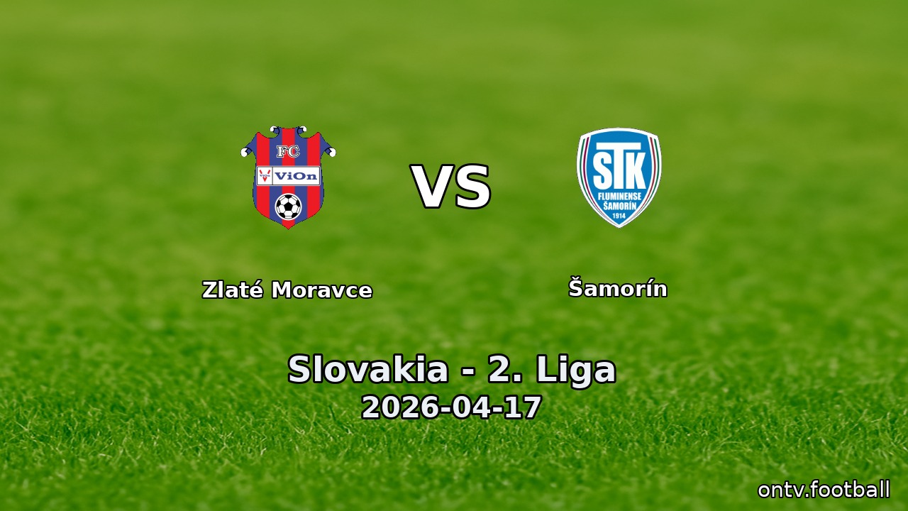 Zlaté Moravce vs Šamorín