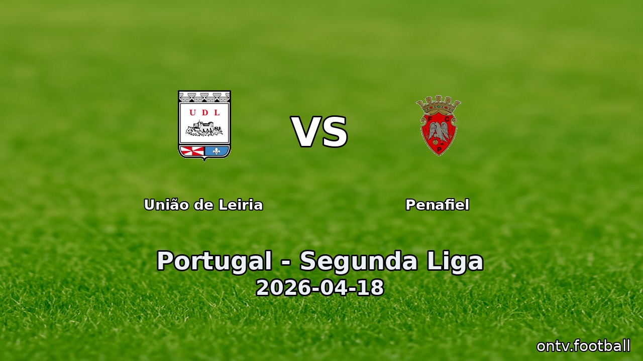 União de Leiria vs Penafiel