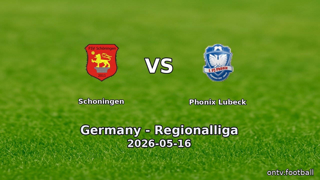 Schoningen vs Phonix Lubeck