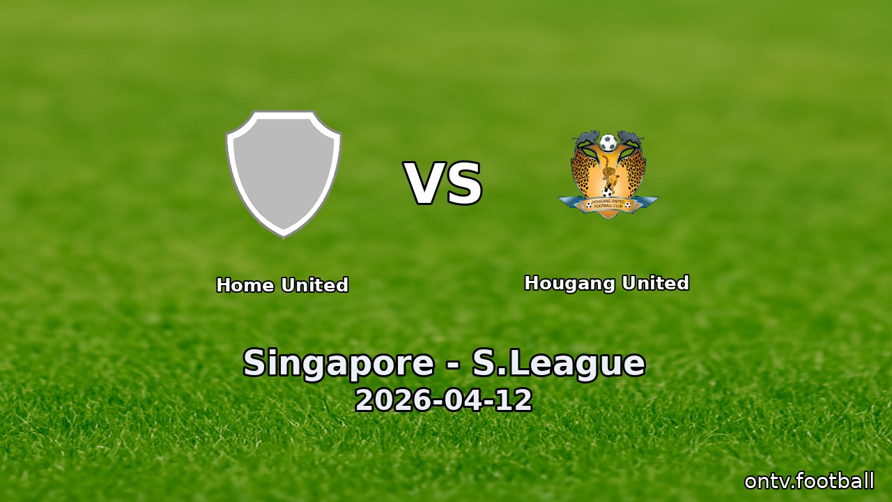 Home United vs Hougang United