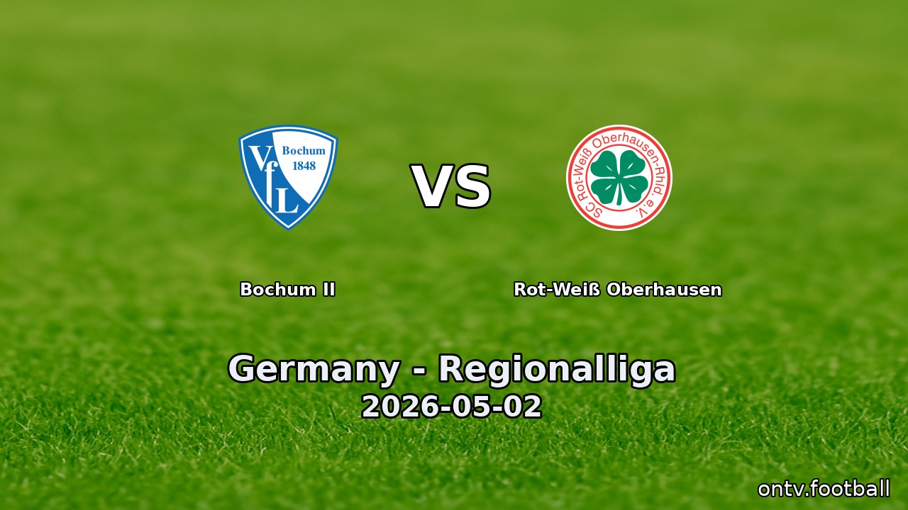 Bochum II vs Rot-Weiß Oberhausen