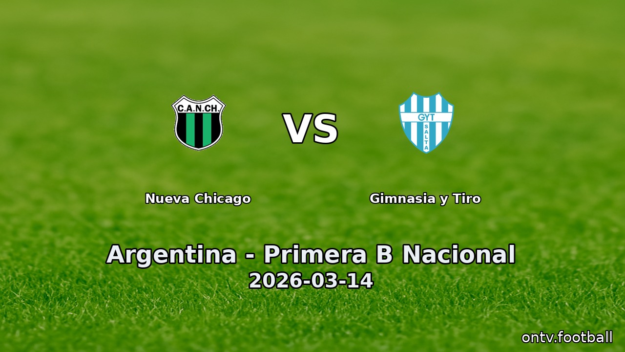 Nueva Chicago vs Gimnasia y Tiro