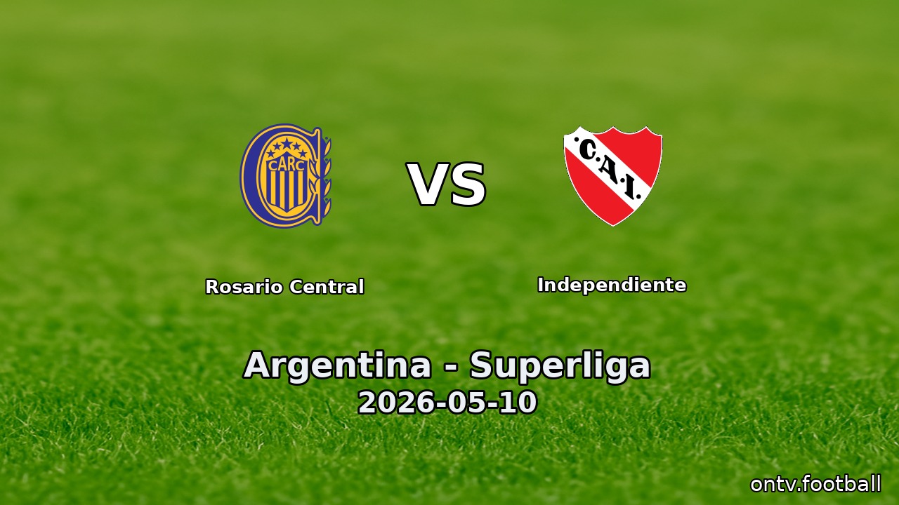 Rosario Central vs Independiente