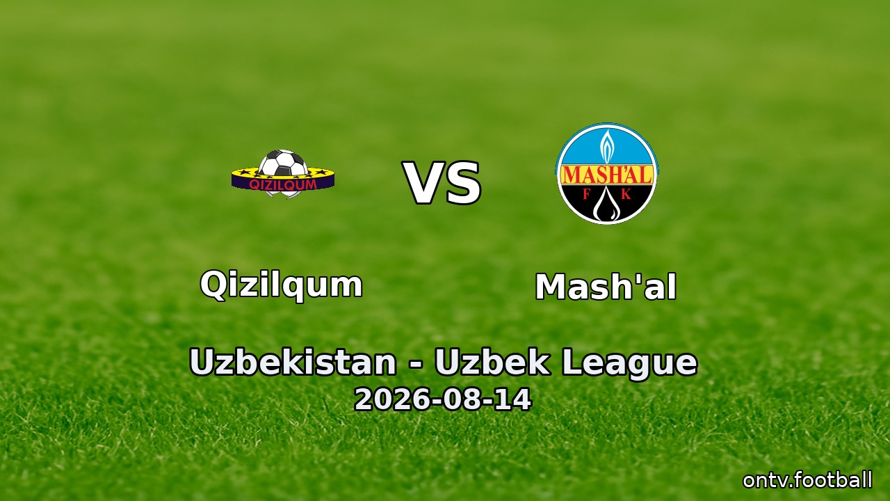 Qizilqum vs Mash'al