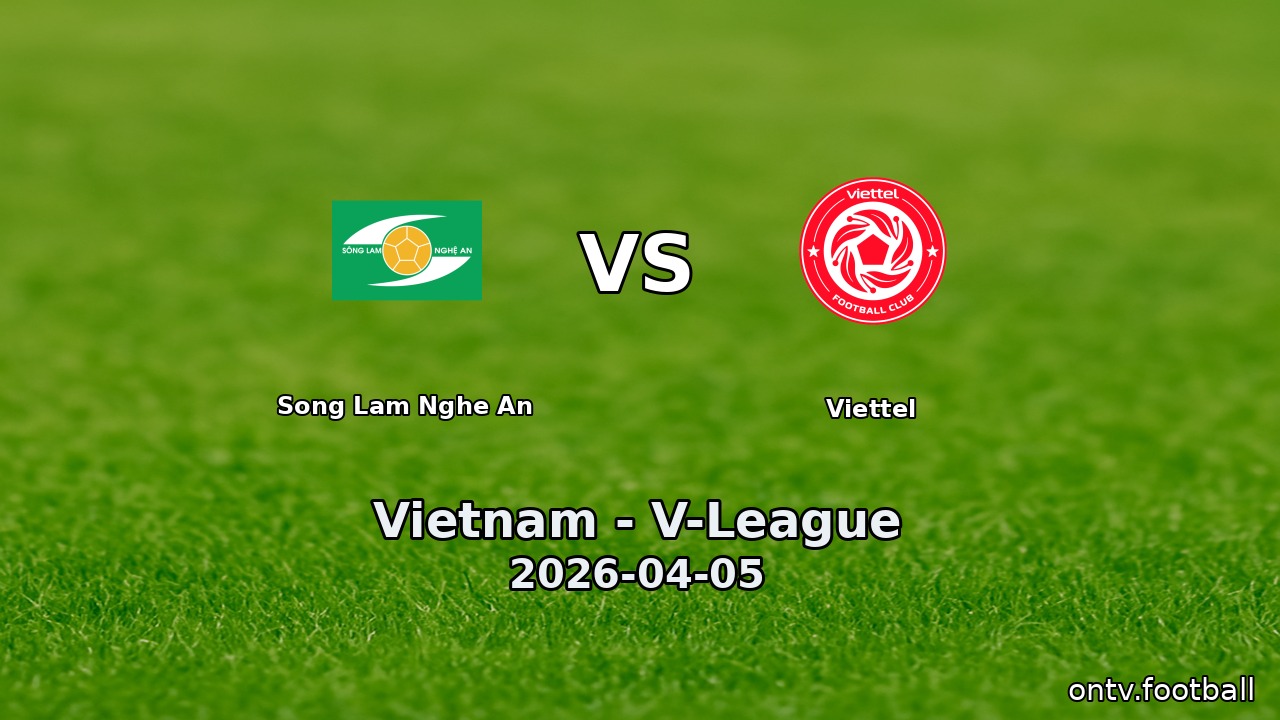 Song Lam Nghe An vs Viettel