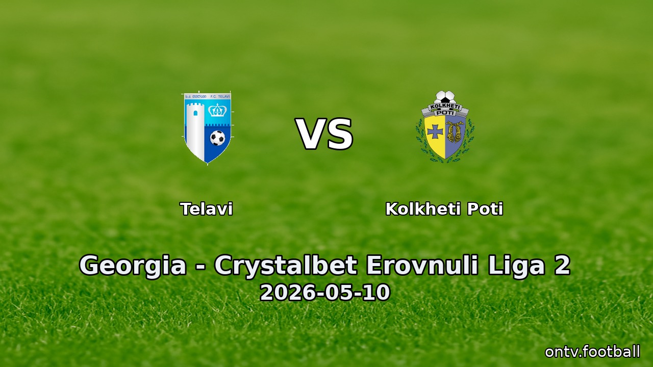 Telavi vs Kolkheti Poti