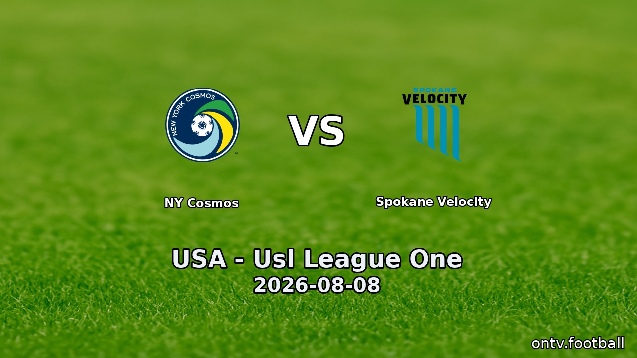 NY Cosmos vs Spokane Velocity