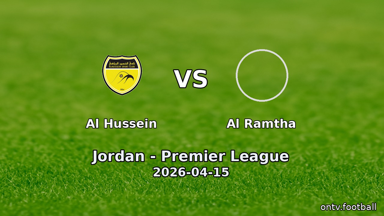 Al Hussein vs Al Ramtha