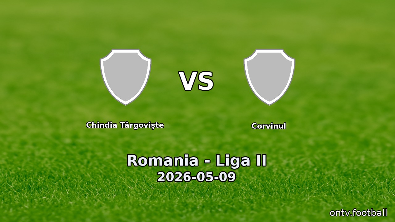 Chindia Târgovişte vs Corvinul
