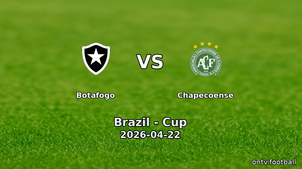 Botafogo vs Chapecoense