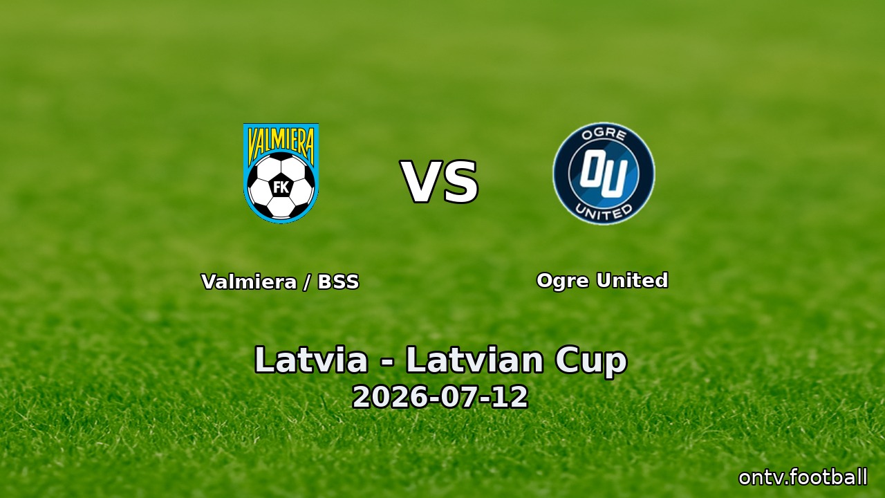 Valmiera / BSS vs Ogre United