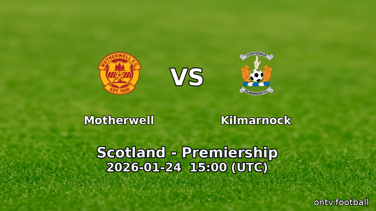 Motherwell vs Kilmarnock