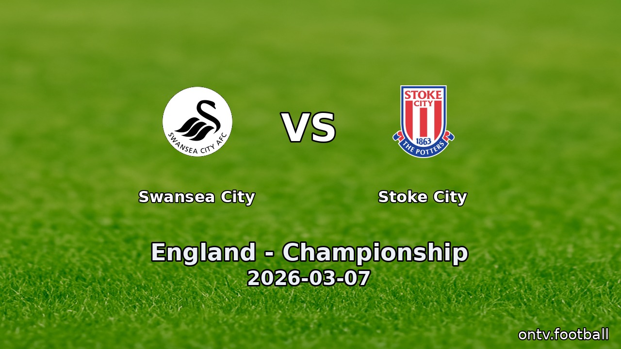 Swansea City vs Stoke City