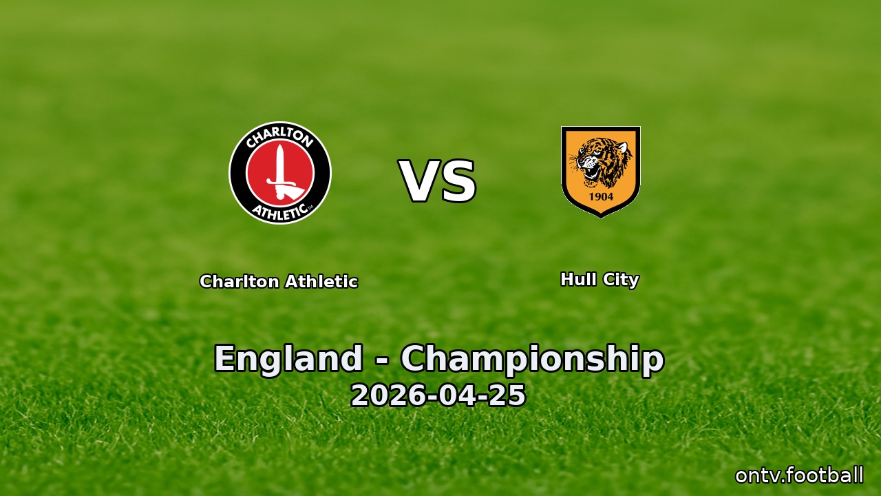 Charlton Athletic vs Hull City