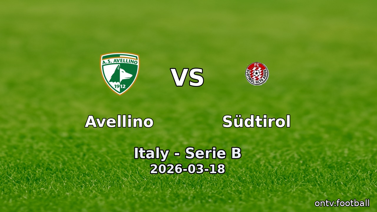 Avellino vs Südtirol