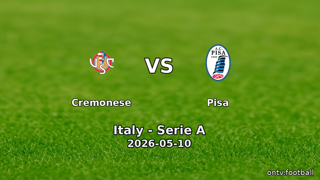 Cremonese vs Pisa