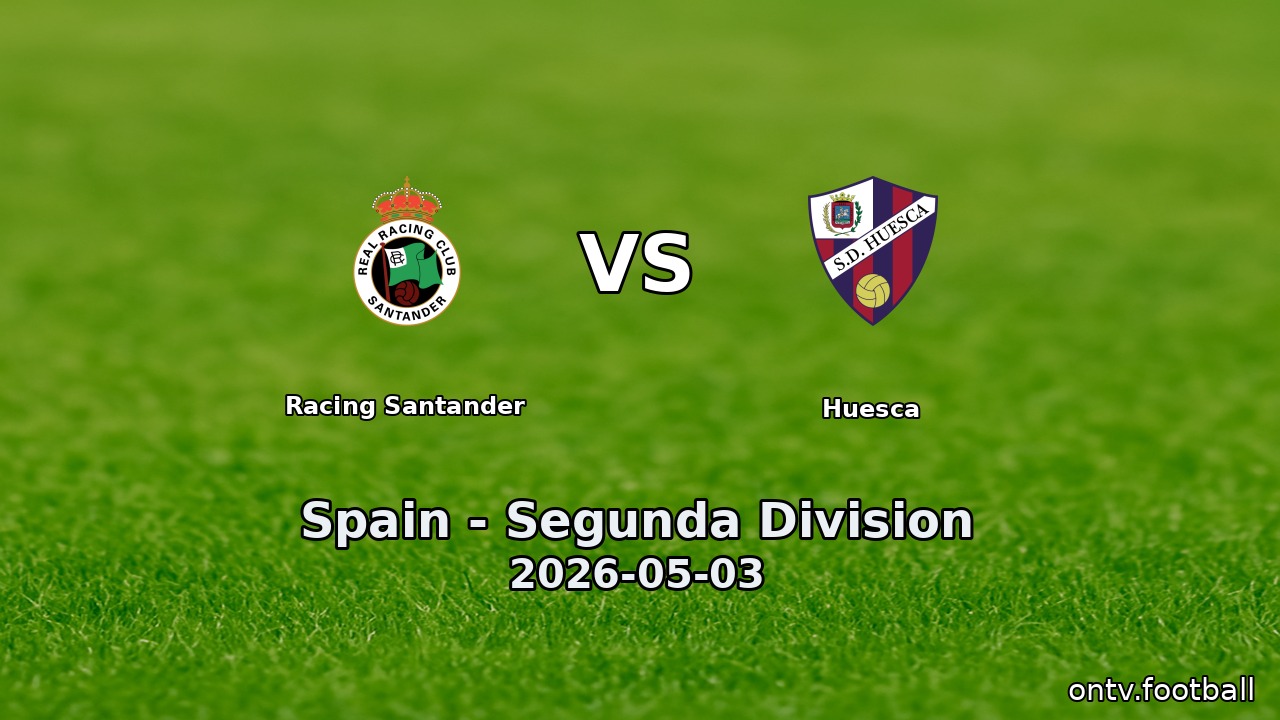 Racing Santander vs Huesca