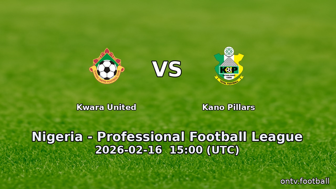 Kwara United vs Kano Pillars