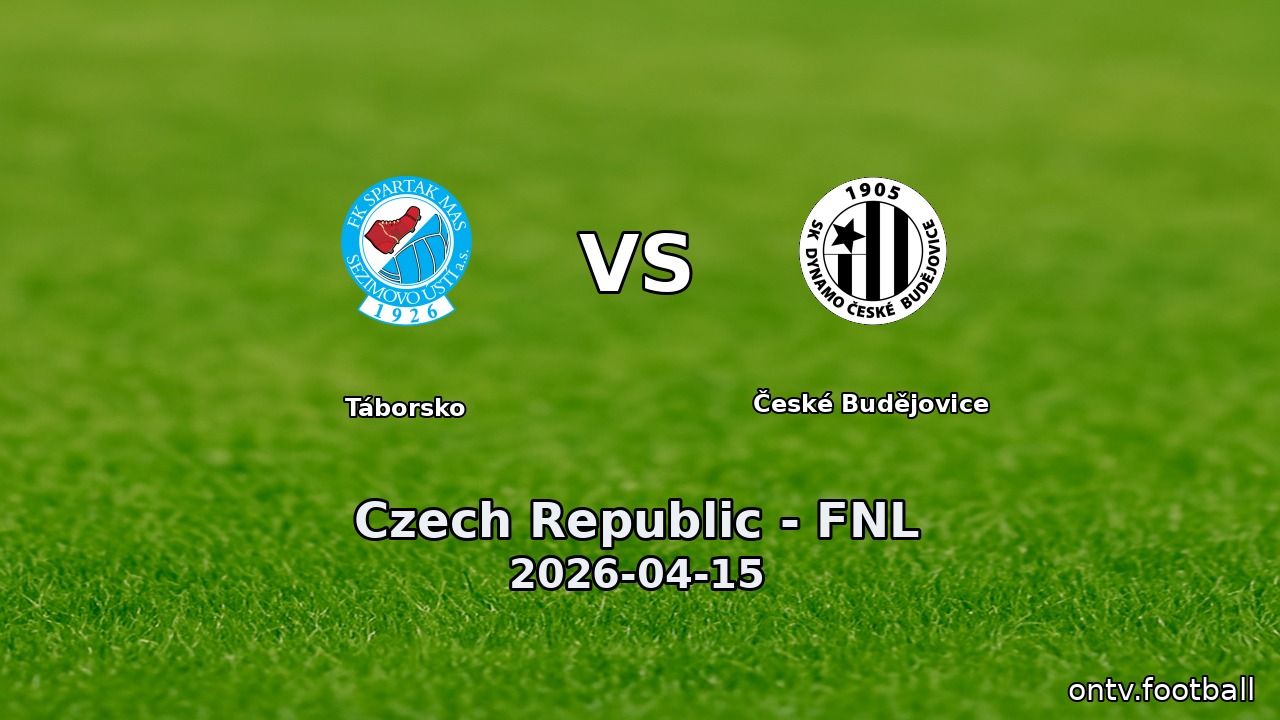 Táborsko vs České Budějovice