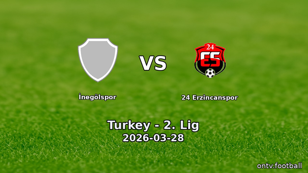İnegölspor vs 24 Erzincanspor