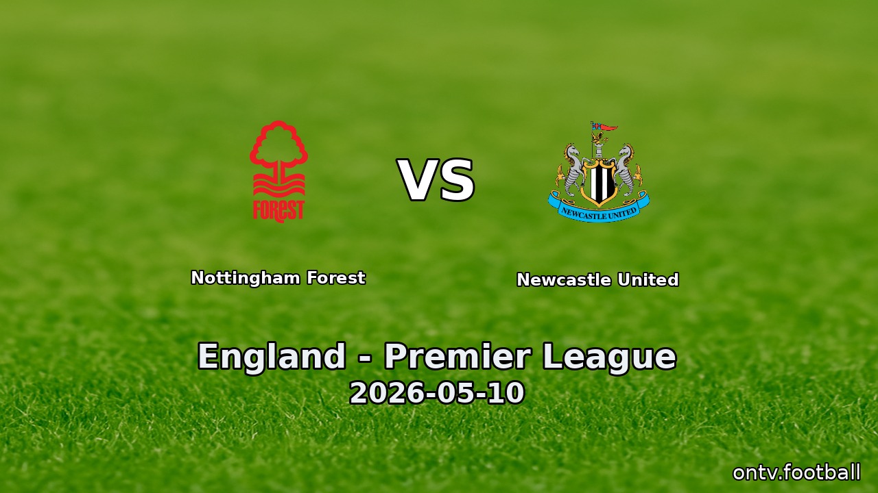 Nottingham Forest vs Newcastle United