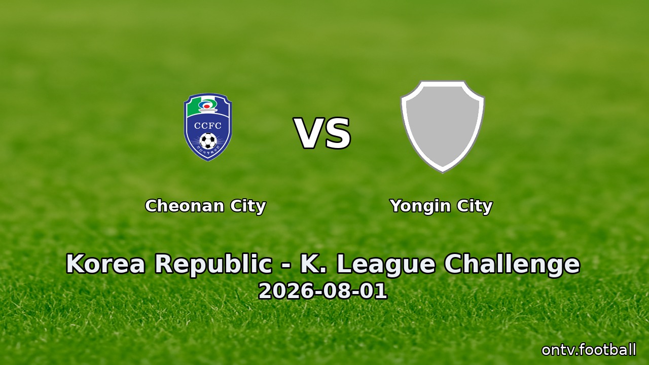 Cheonan City vs Yongin City