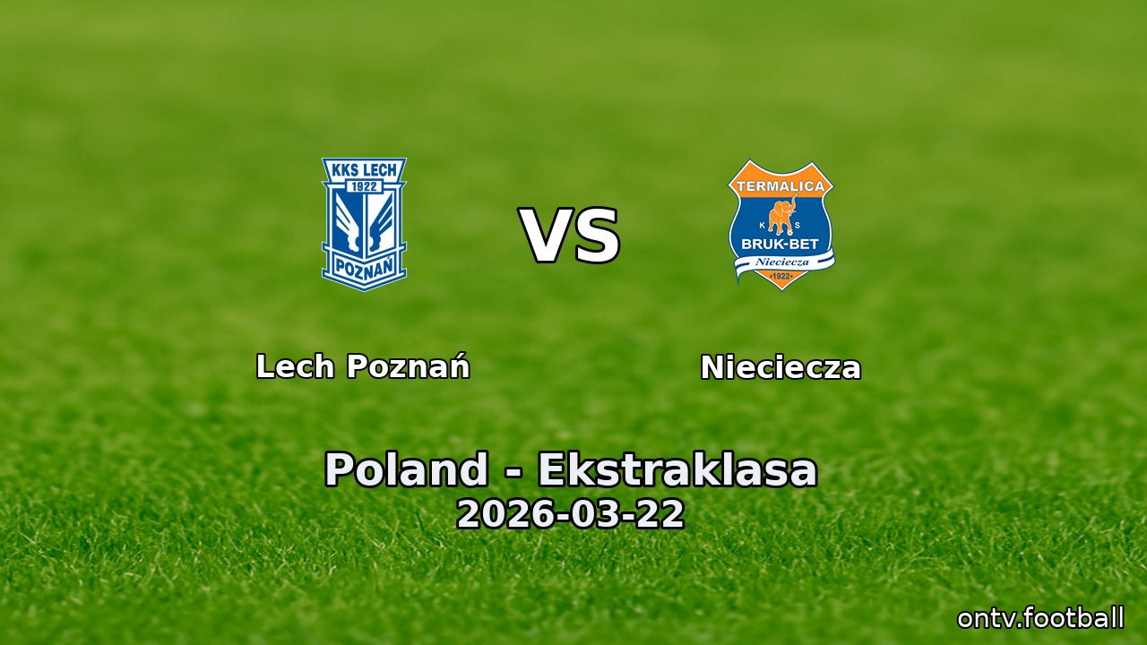 Lech Poznań vs Nieciecza