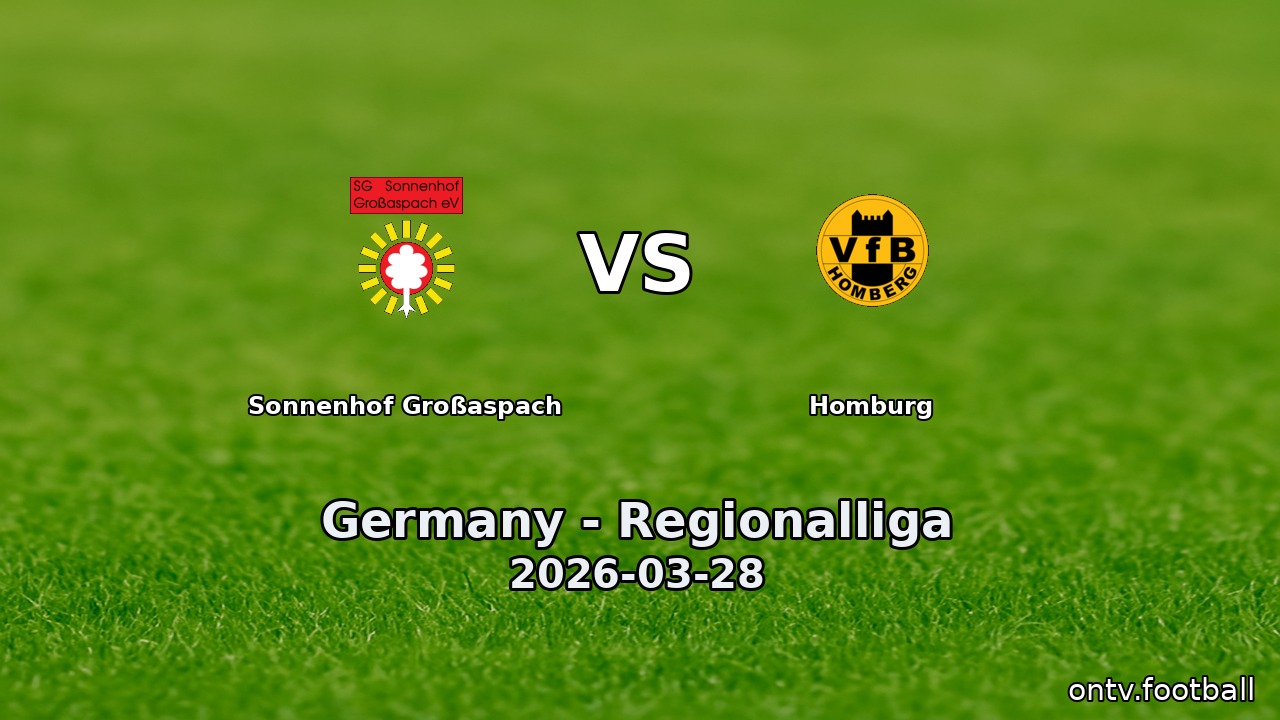 Sonnenhof Großaspach vs Homburg