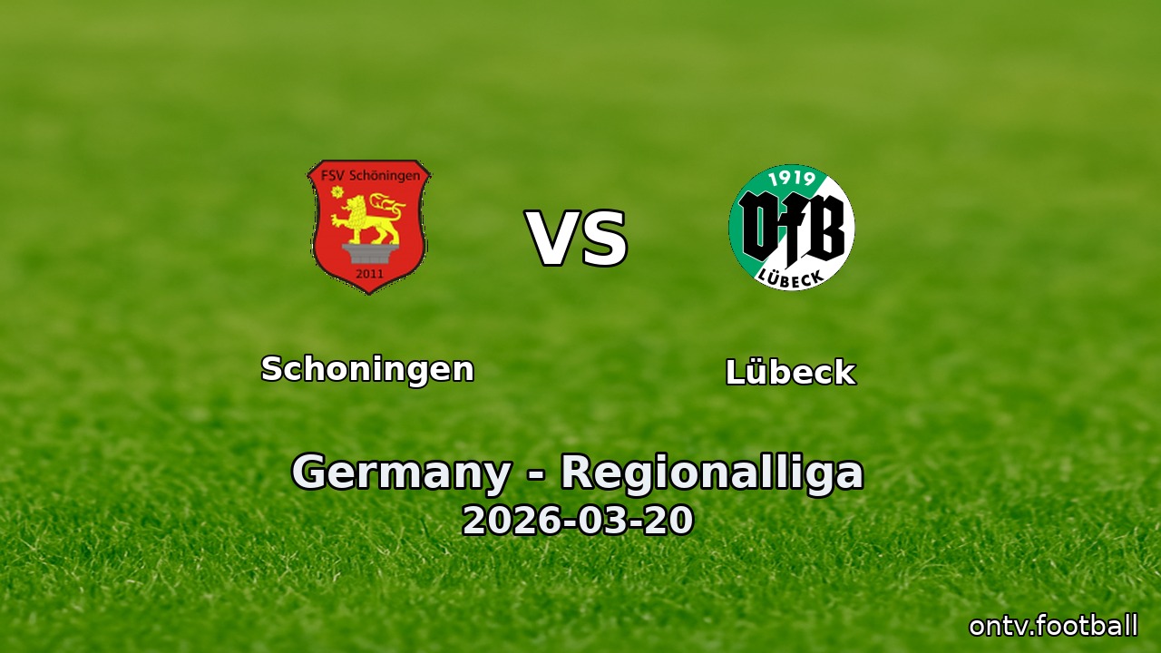 Schoningen vs Lübeck