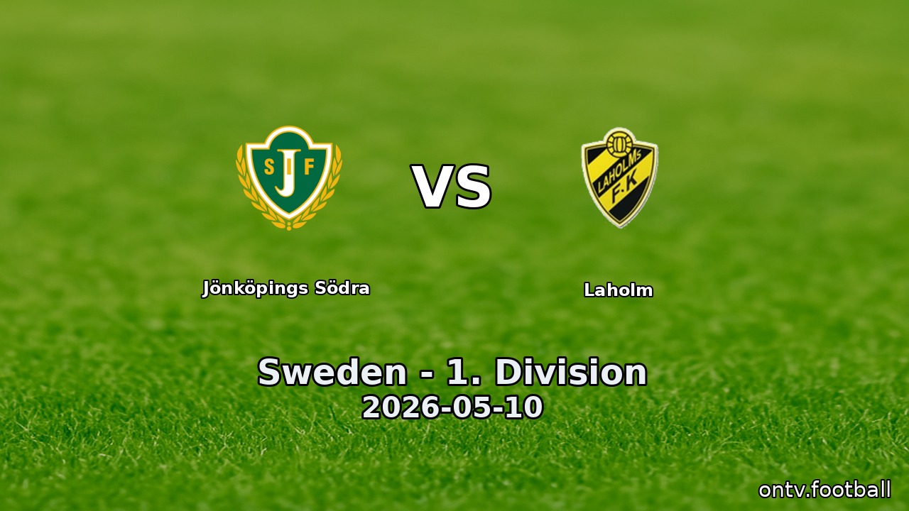 Jönköpings Södra vs Laholm