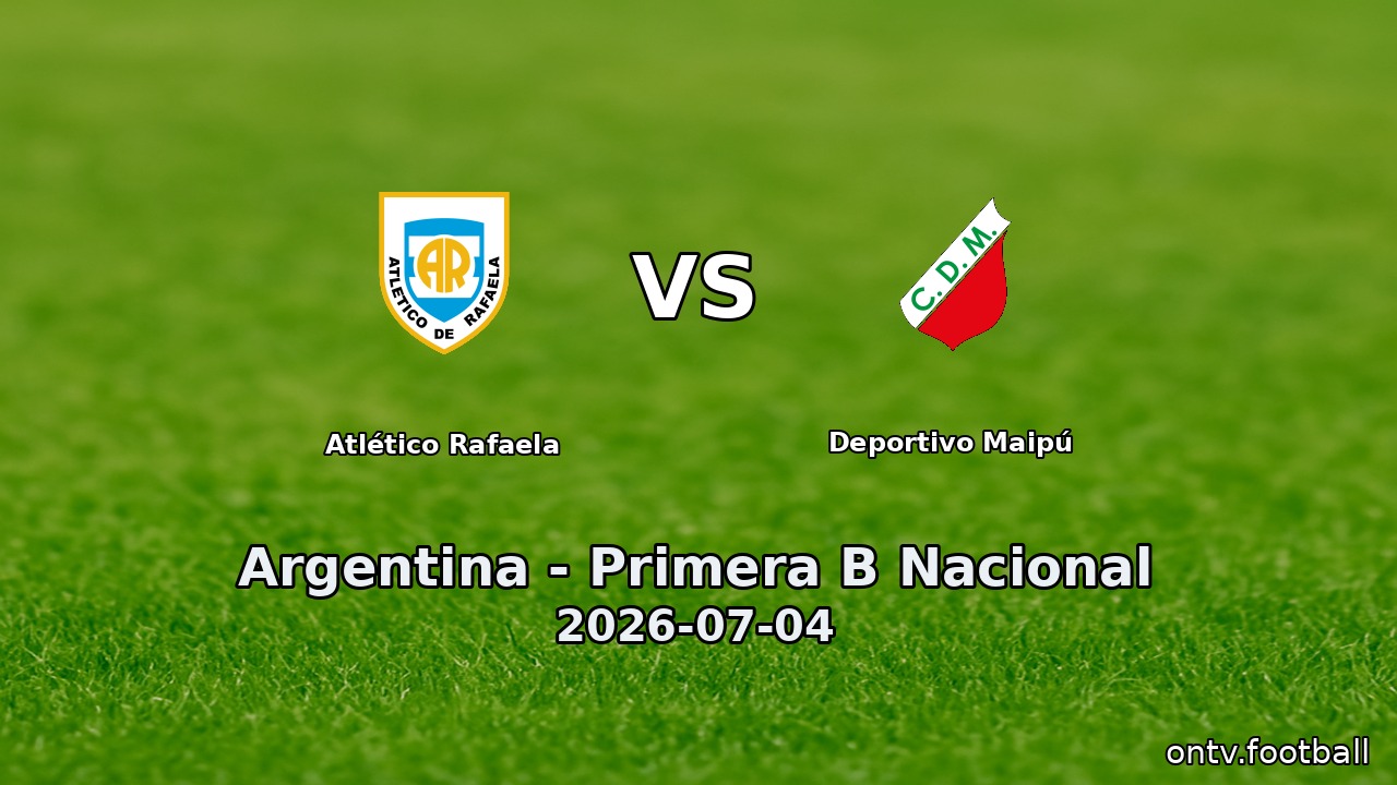 Atlético Rafaela vs Deportivo Maipú
