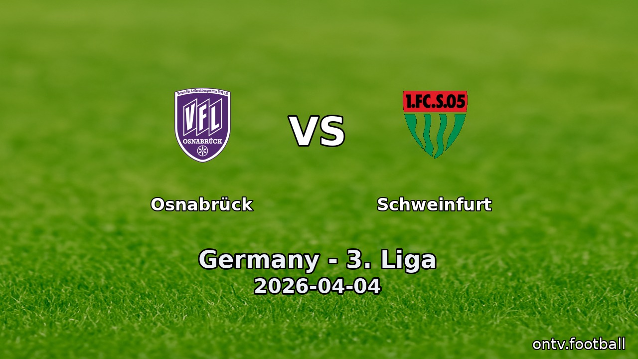 Osnabrück vs Schweinfurt