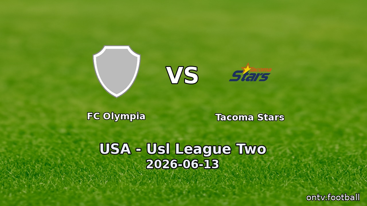 FC Olympia vs Tacoma Stars