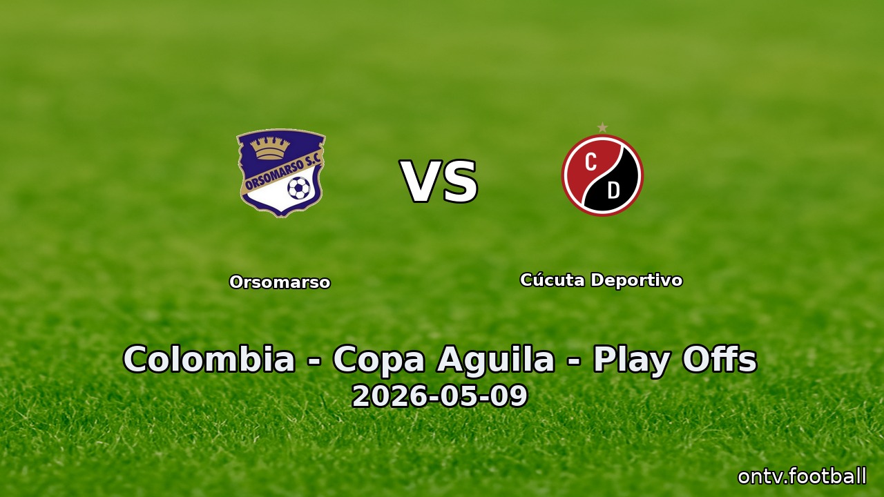 Orsomarso vs Cúcuta Deportivo