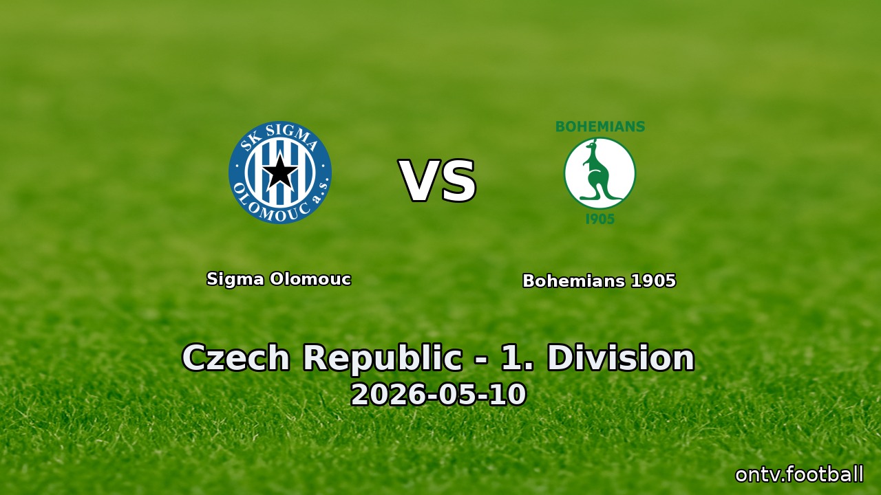 Sigma Olomouc vs Bohemians 1905