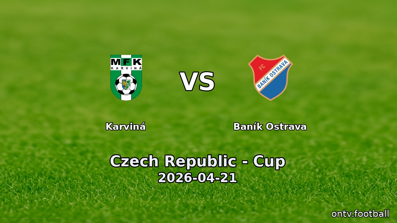 Karviná vs Baník Ostrava