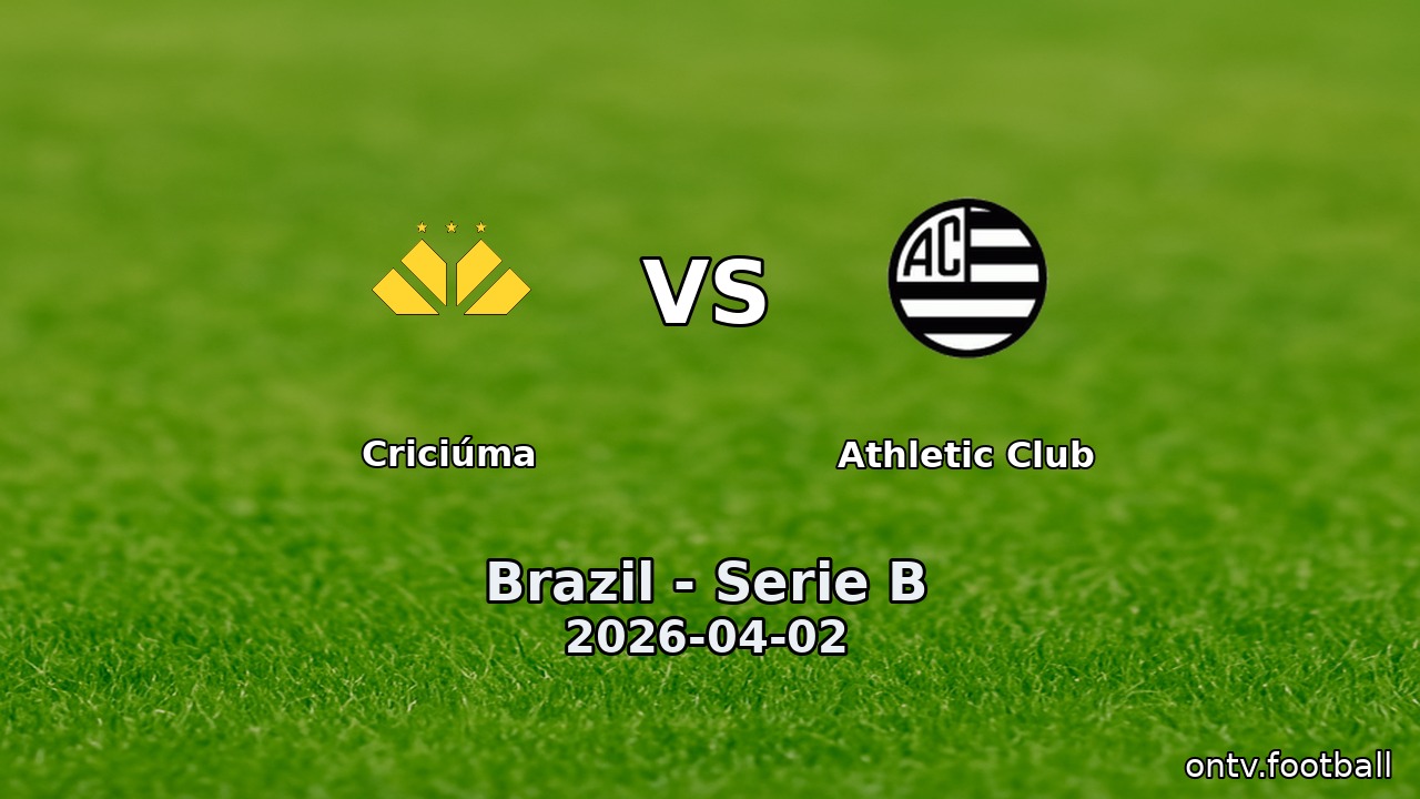 Criciúma vs Athletic Club