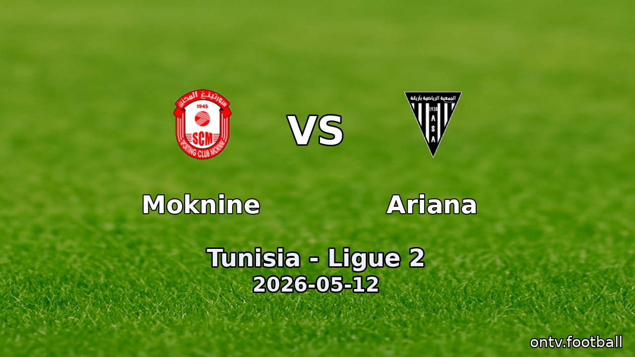 Moknine vs Ariana