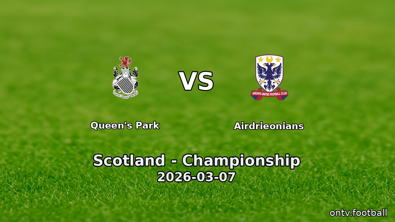 Queen's Park vs Airdrieonians